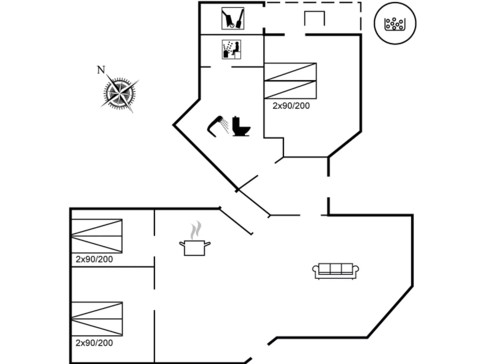 "Tahnee" - 450m from the sea-Inside