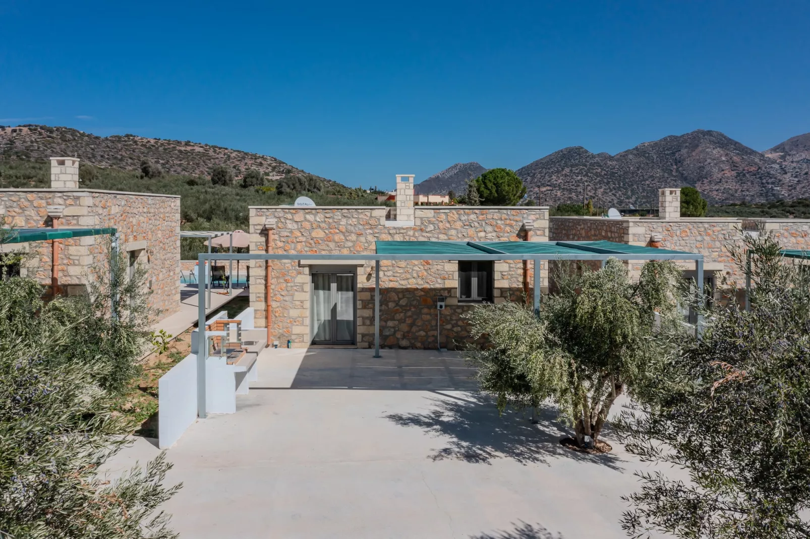 Melidoni Stone Villa 3-Outdoor