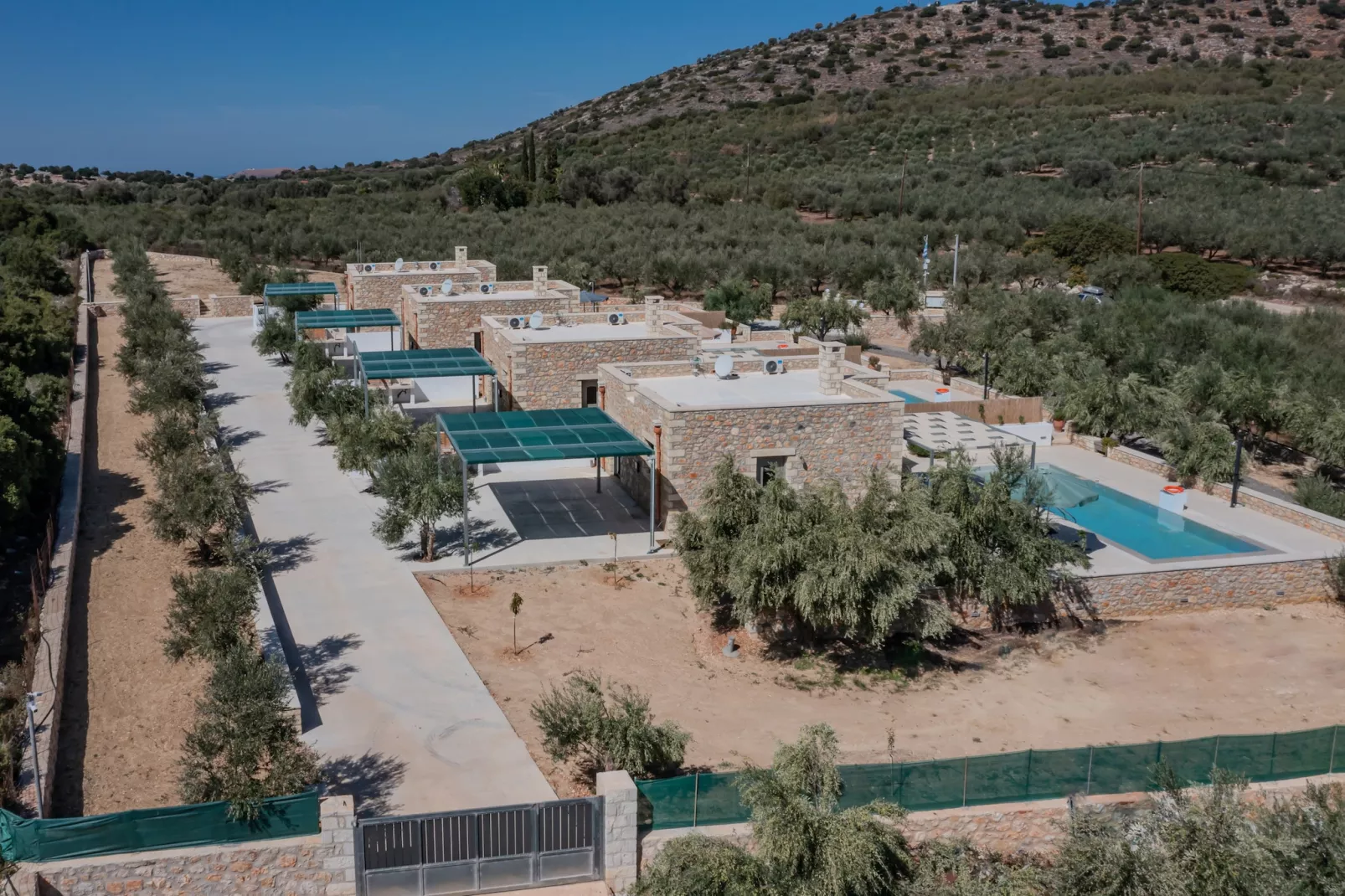 Melidoni Stone Villa 3-Outdoor