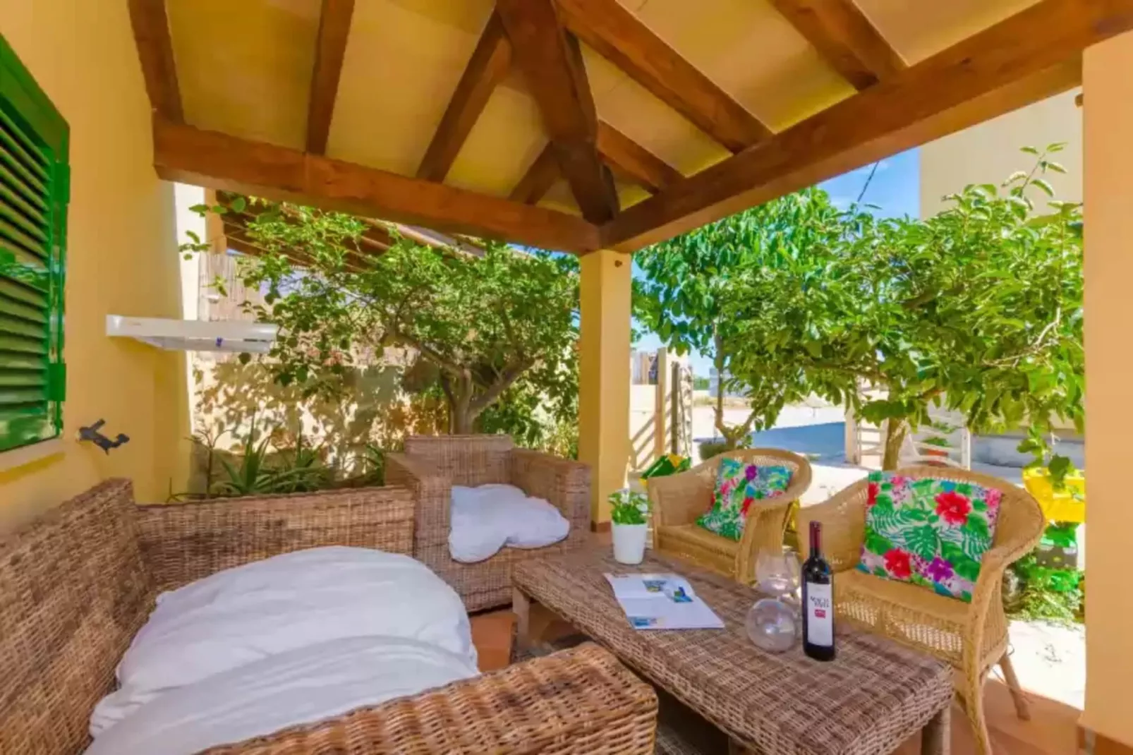 Sa Caseta De Ses Vaques.son Covas (sa Vaqueria 2)-Terrassenbalkon