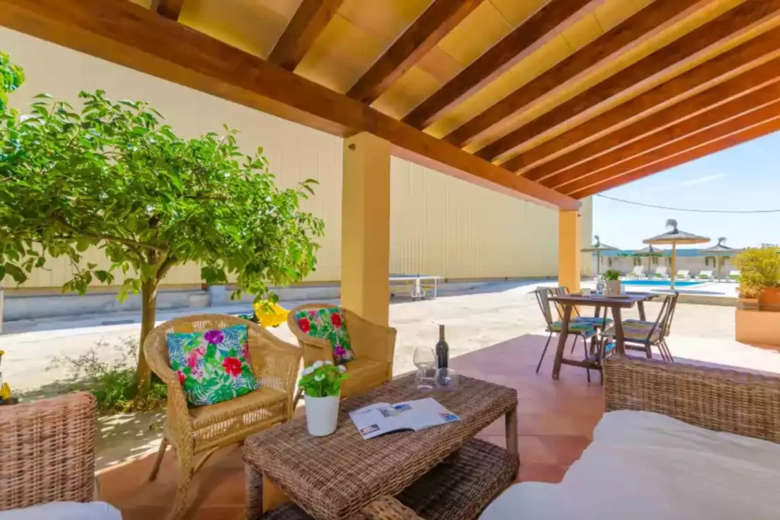 Sa Caseta De Ses Vaques.son Covas (sa Vaqueria 2)-Terrassenbalkon