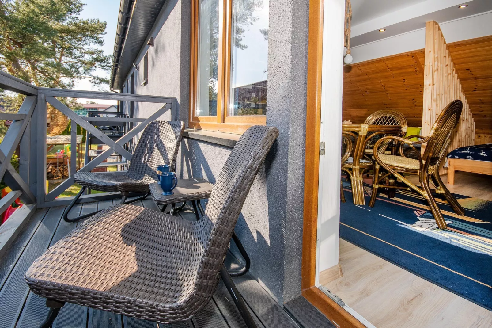 Dom wakacyjny dla 10 osób Jarosławiec-Terrace balcony