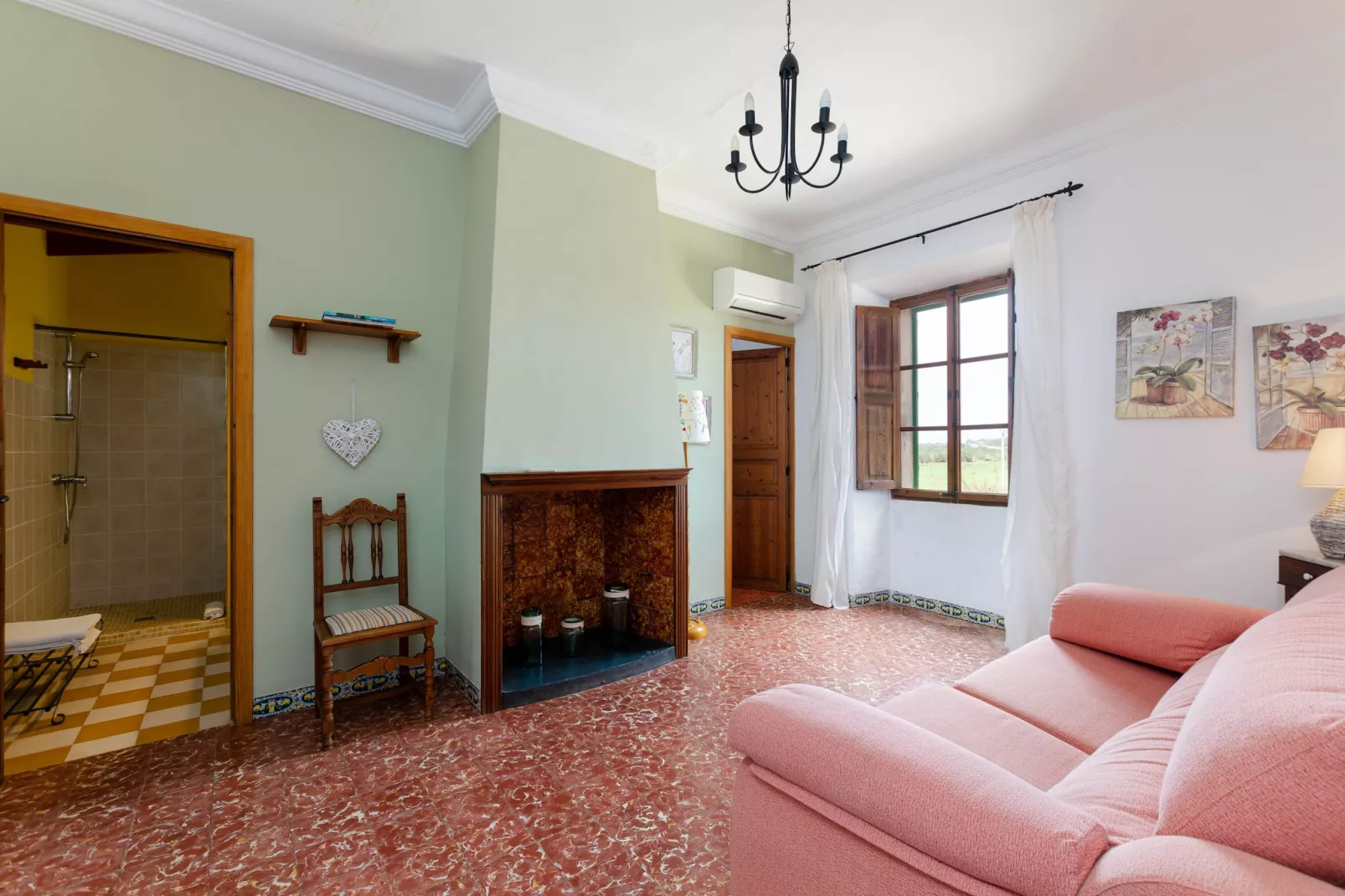 YourHouse Son Sala Terrat Apartment in Agroturismo-Living room