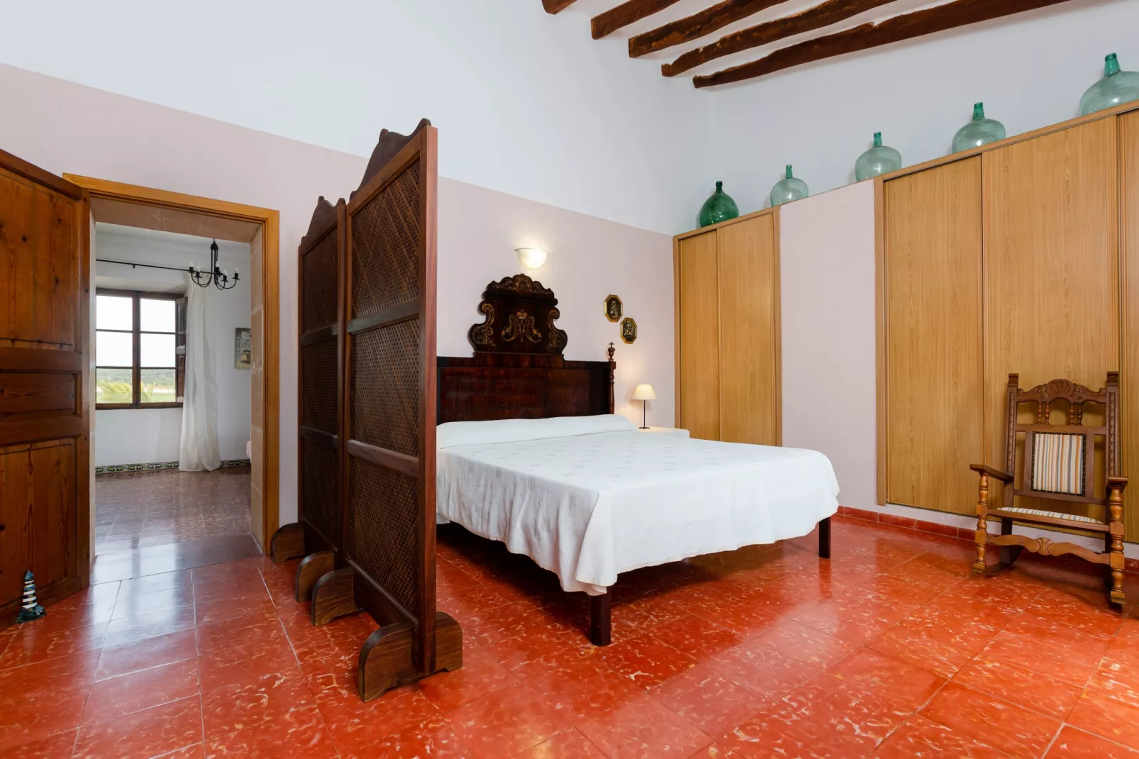 YourHouse Son Sala Terrat Apartment in Agroturismo-Bedroom
