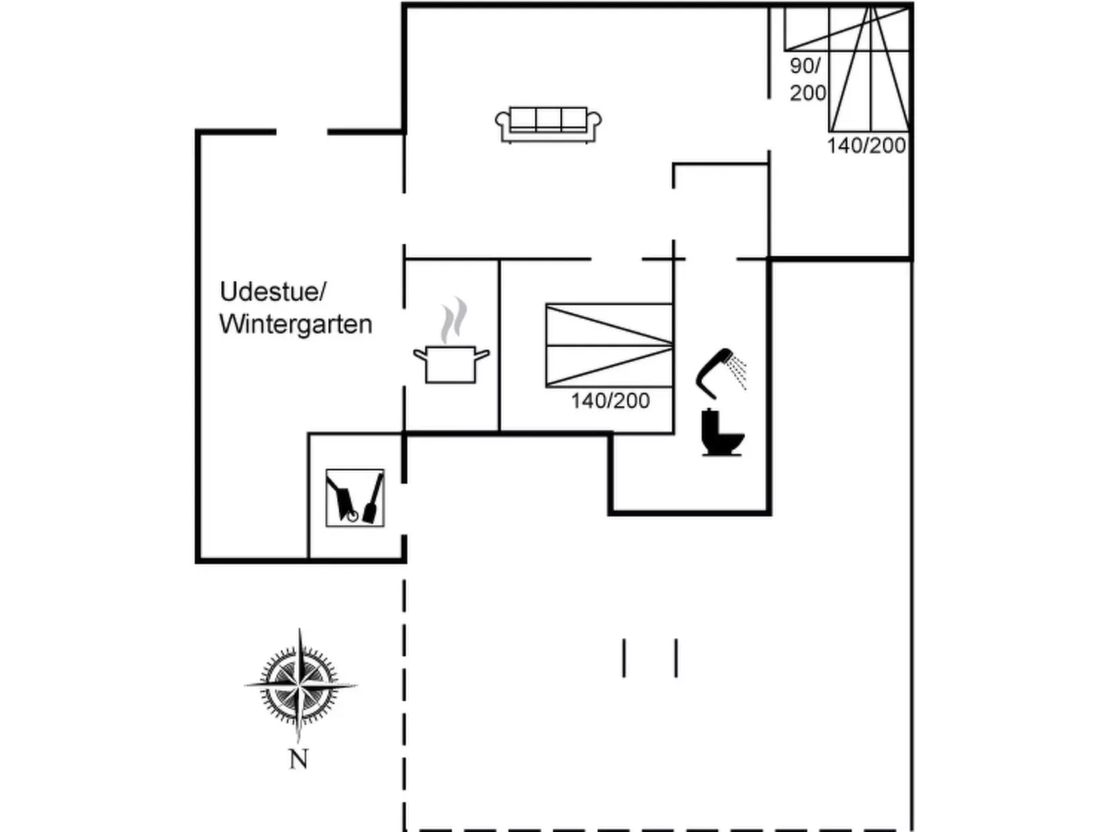 "Manina" - 230m from the sea-Inside