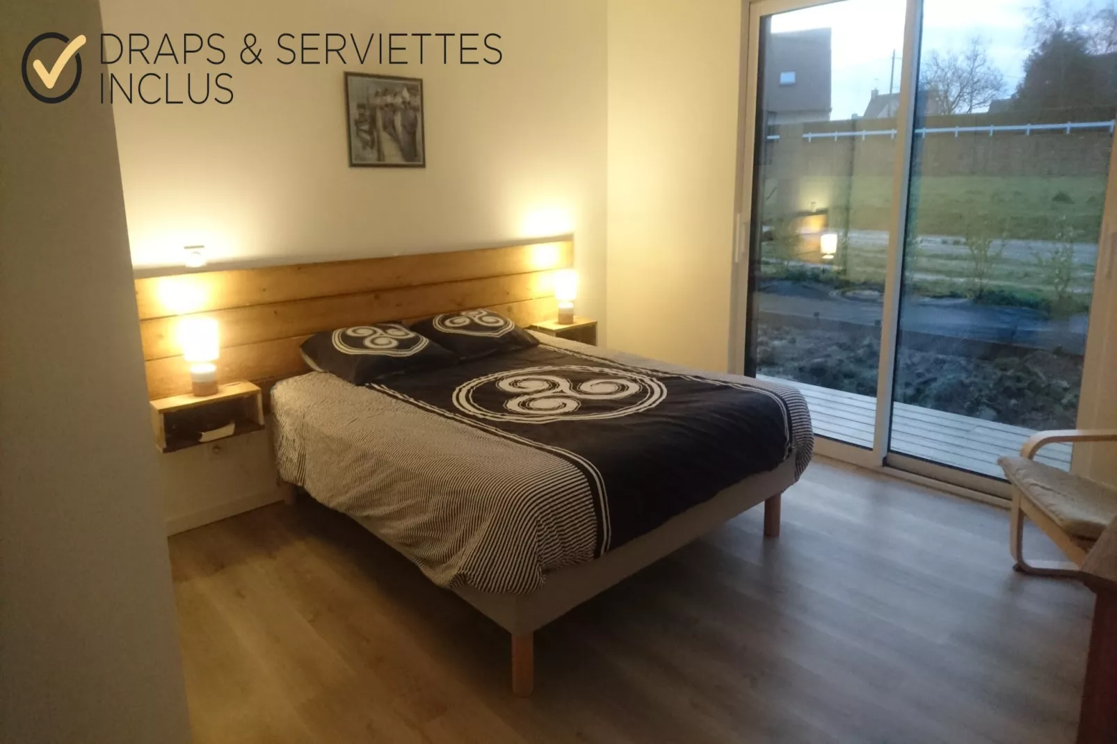 ROSCAROC - ENEZ HIR (RDC) - Portsall-Schlafzimmer