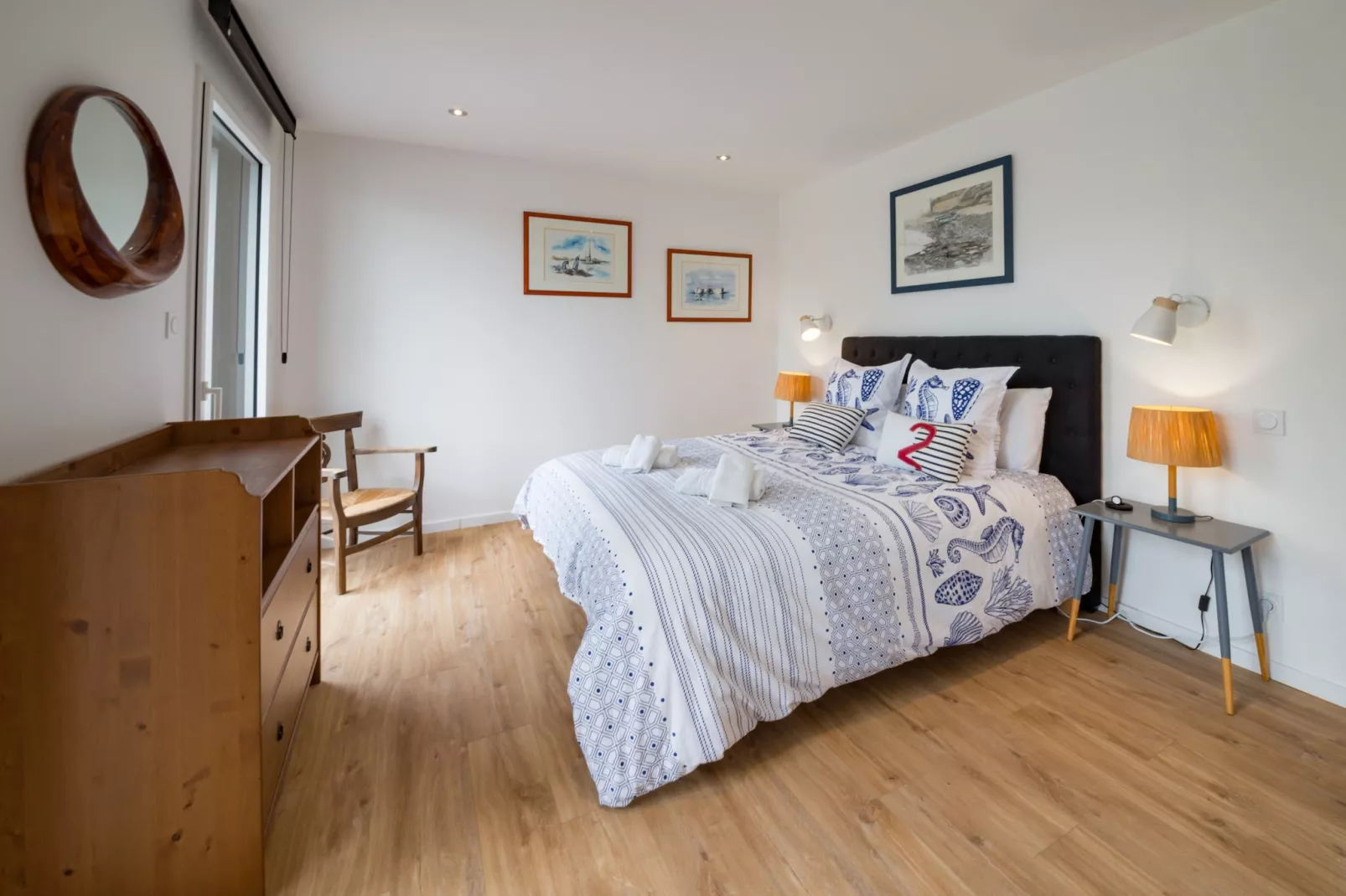 EOR GLAS - Portsall-Bedroom