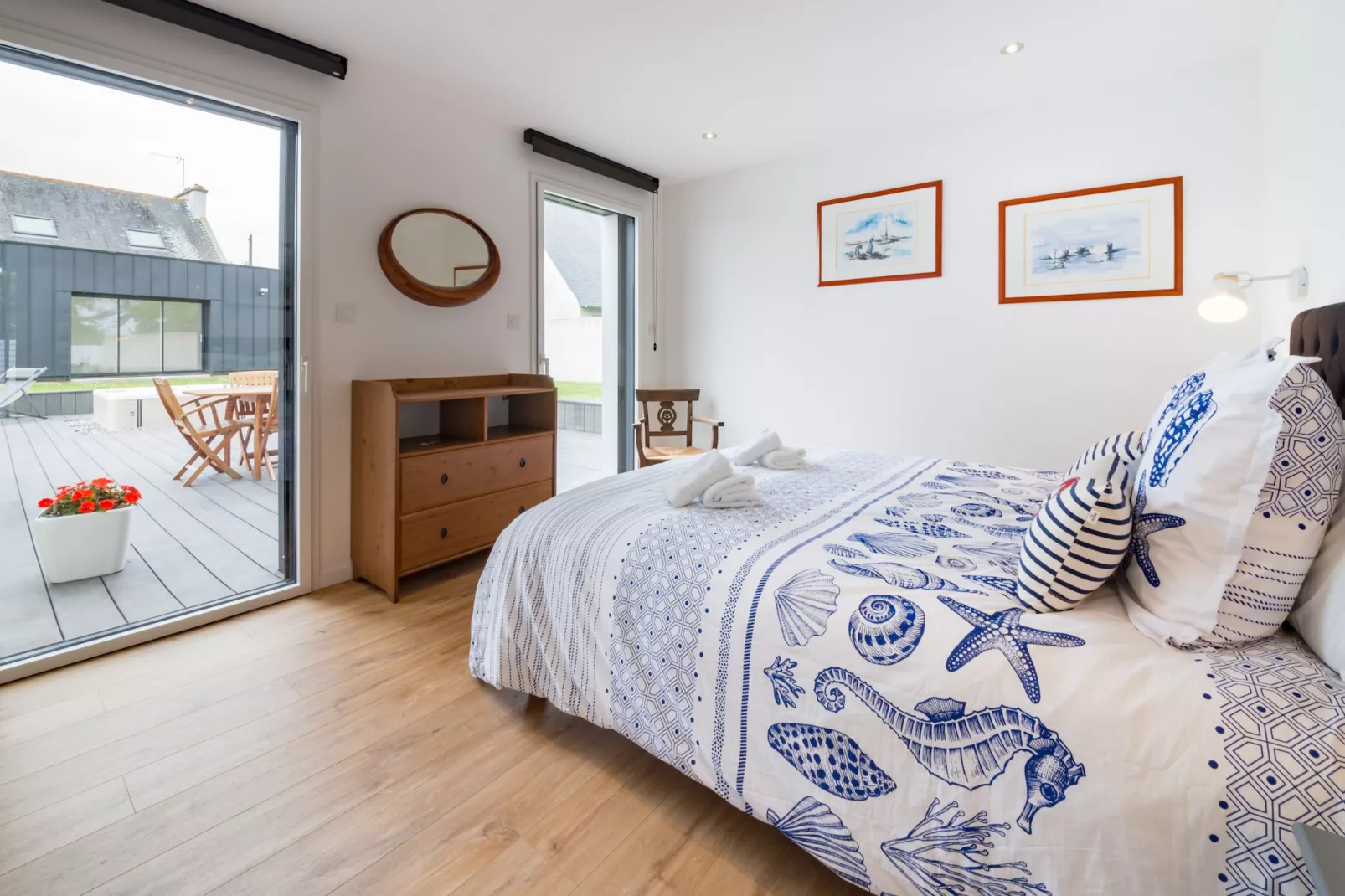 EOR GLAS - Portsall-Bedroom