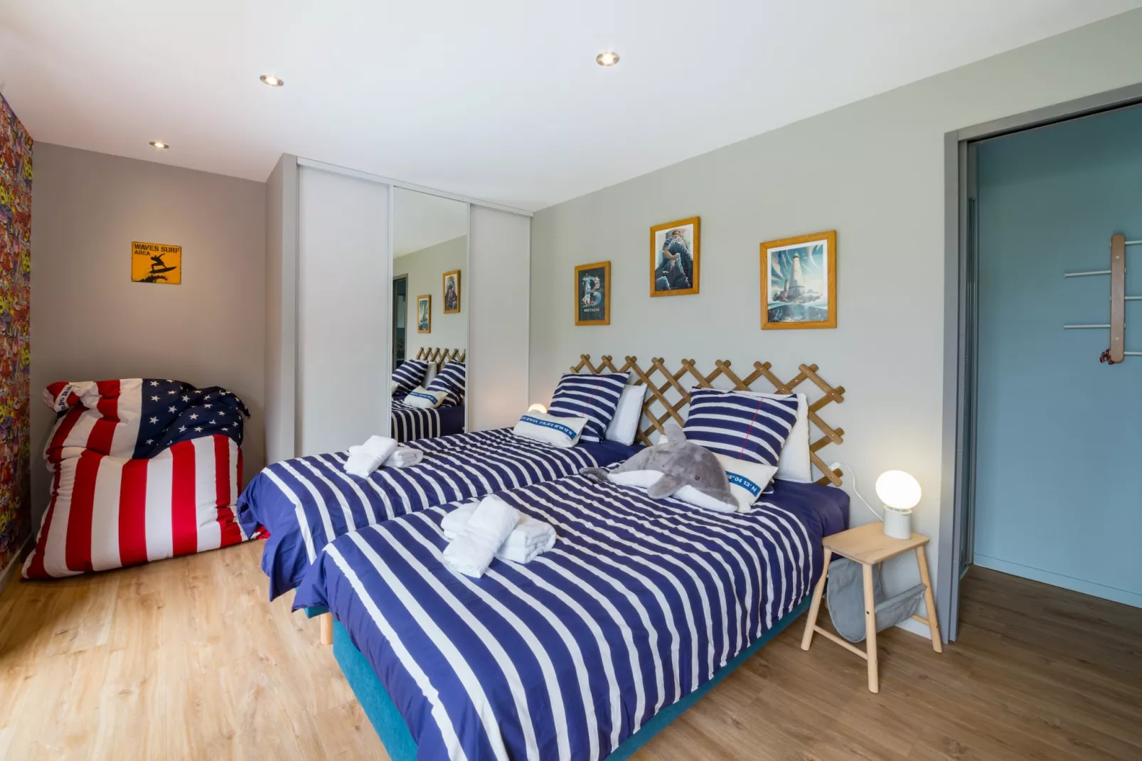 EOR GLAS - Portsall-Bedroom