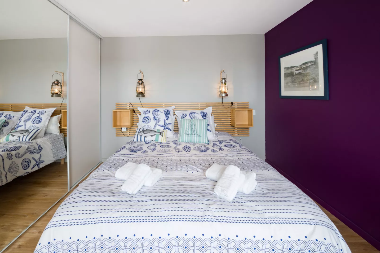 EOR GLAS - Portsall-Bedroom