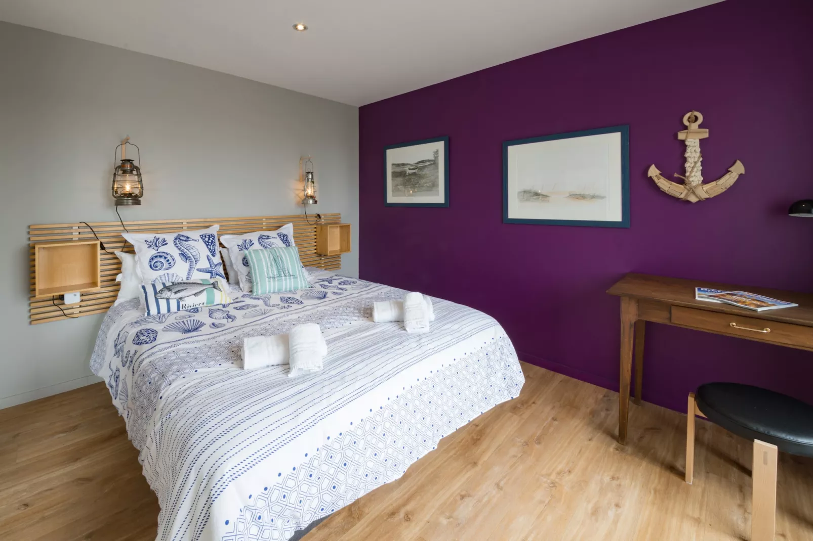 EOR GLAS - Portsall-Bedroom