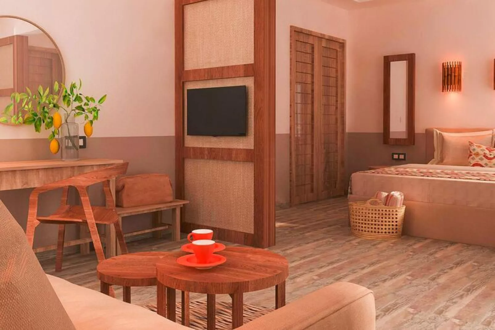 Holiday resort Asteris Village, Gerakini-Maisonette 150 qm-Salon