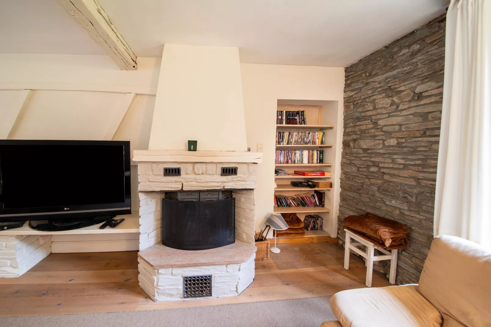 Le Vieux Moulin Bohan-Wohnzimmer