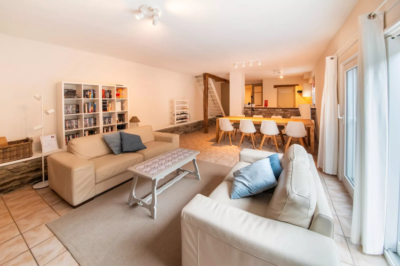 Le Vieux Moulin Bohan-Wohnzimmer