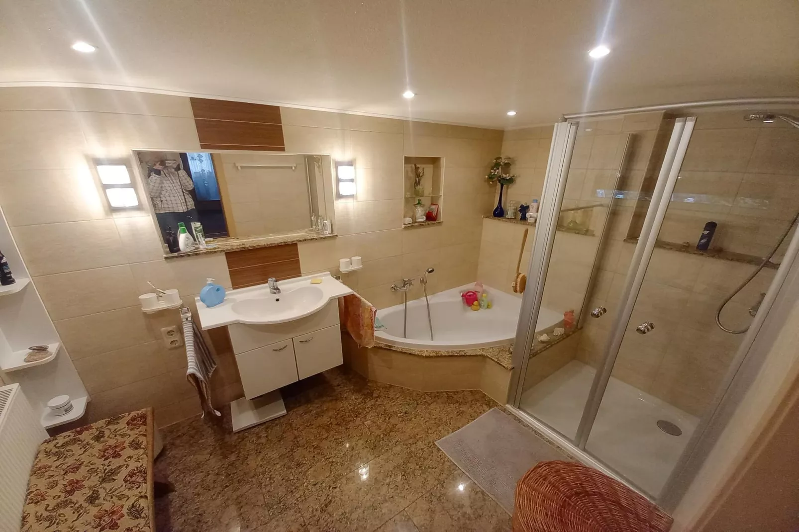 Schönes Ferienhaus in Ortrand in Süd-Brandenburg-Bathroom