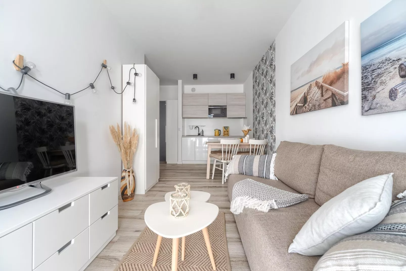Apartament Szczecińska 17-18 Rewal-Living room