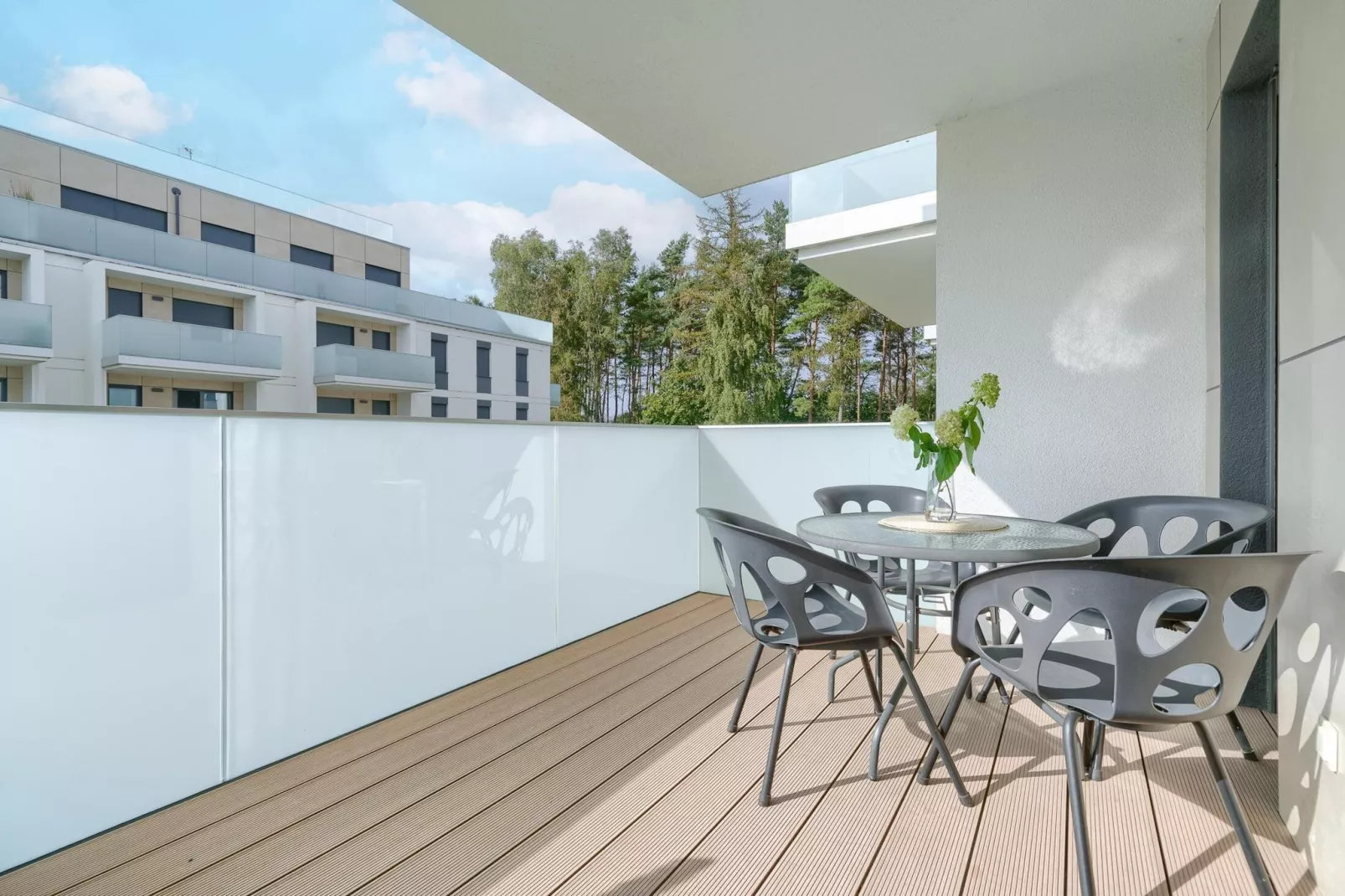 Apartament Szczecińska 17-18 Rewal-Terrace balcony