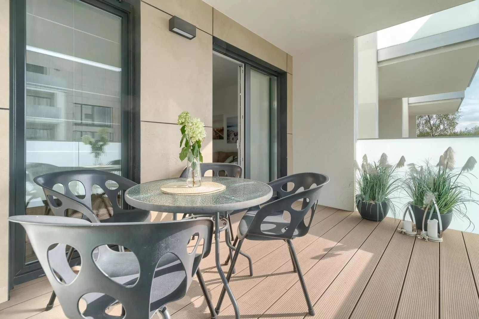 Apartament Szczecińska 17-18 Rewal-Terrace balcony