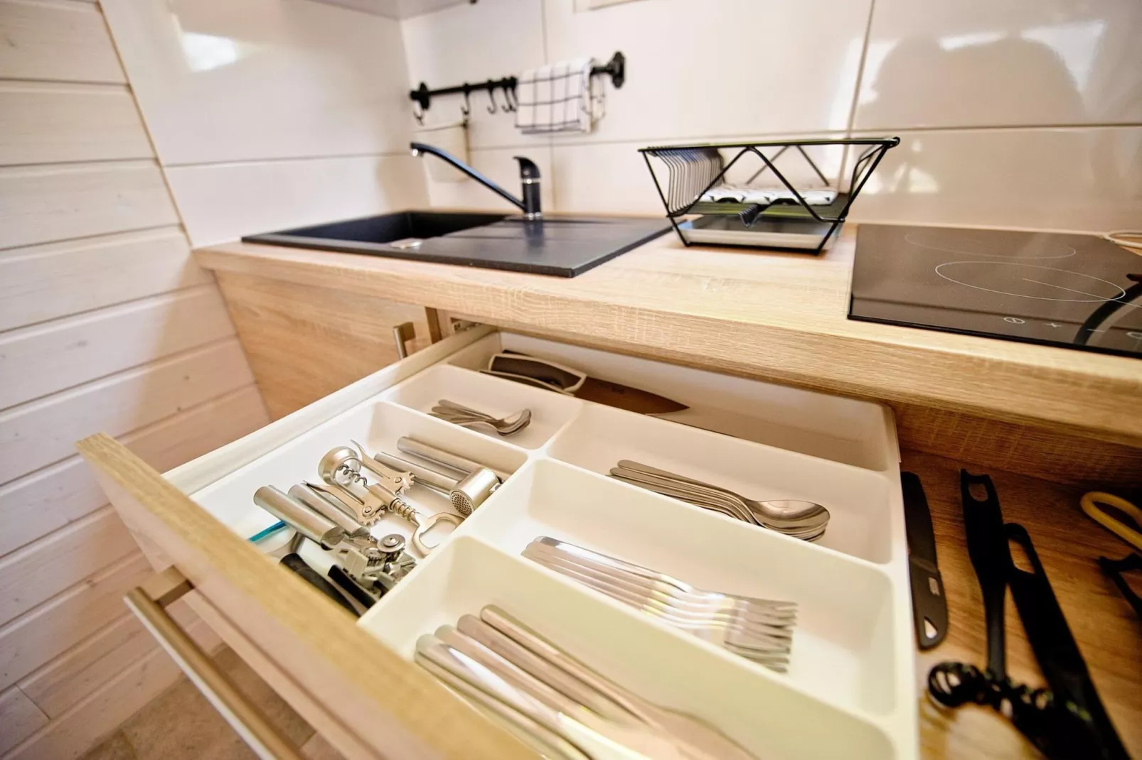 Domki na Brackiej Pobierowo - PREMIUM dla max 4 os-Kitchen