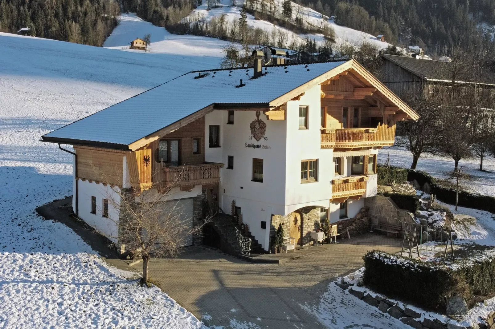 Exklusive Ferienwohnung mit Whirlpool-Außenbereich Winter