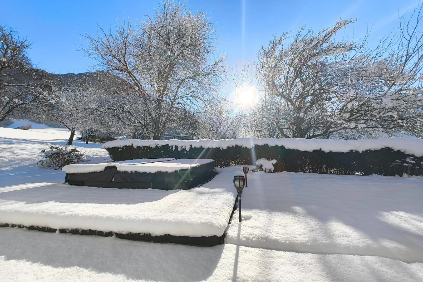 Exklusive Ferienwohnung mit Whirlpool-Aussicht Winter