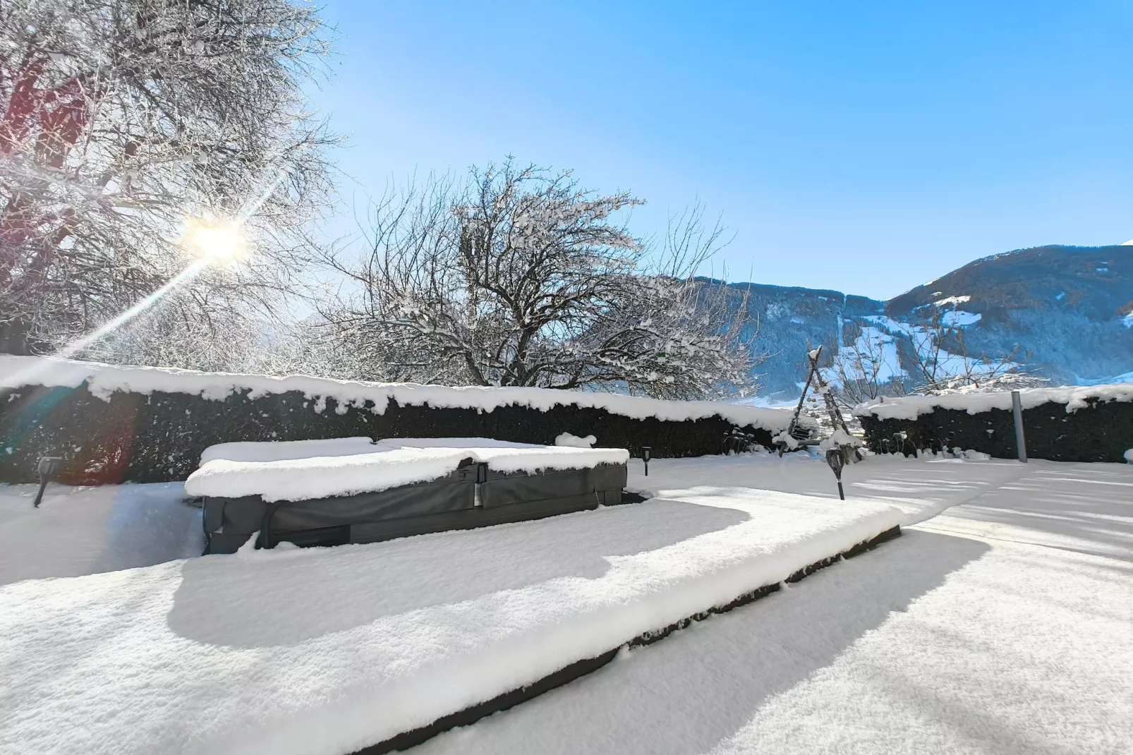 Exklusive Ferienwohnung mit Whirlpool-Aussicht Winter
