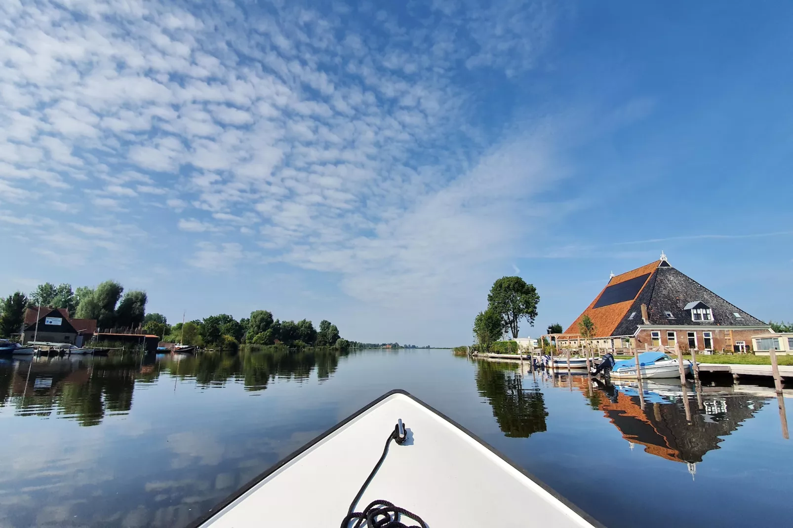 Waterlodges Heeg 1-Gebiete Sommer 1 km