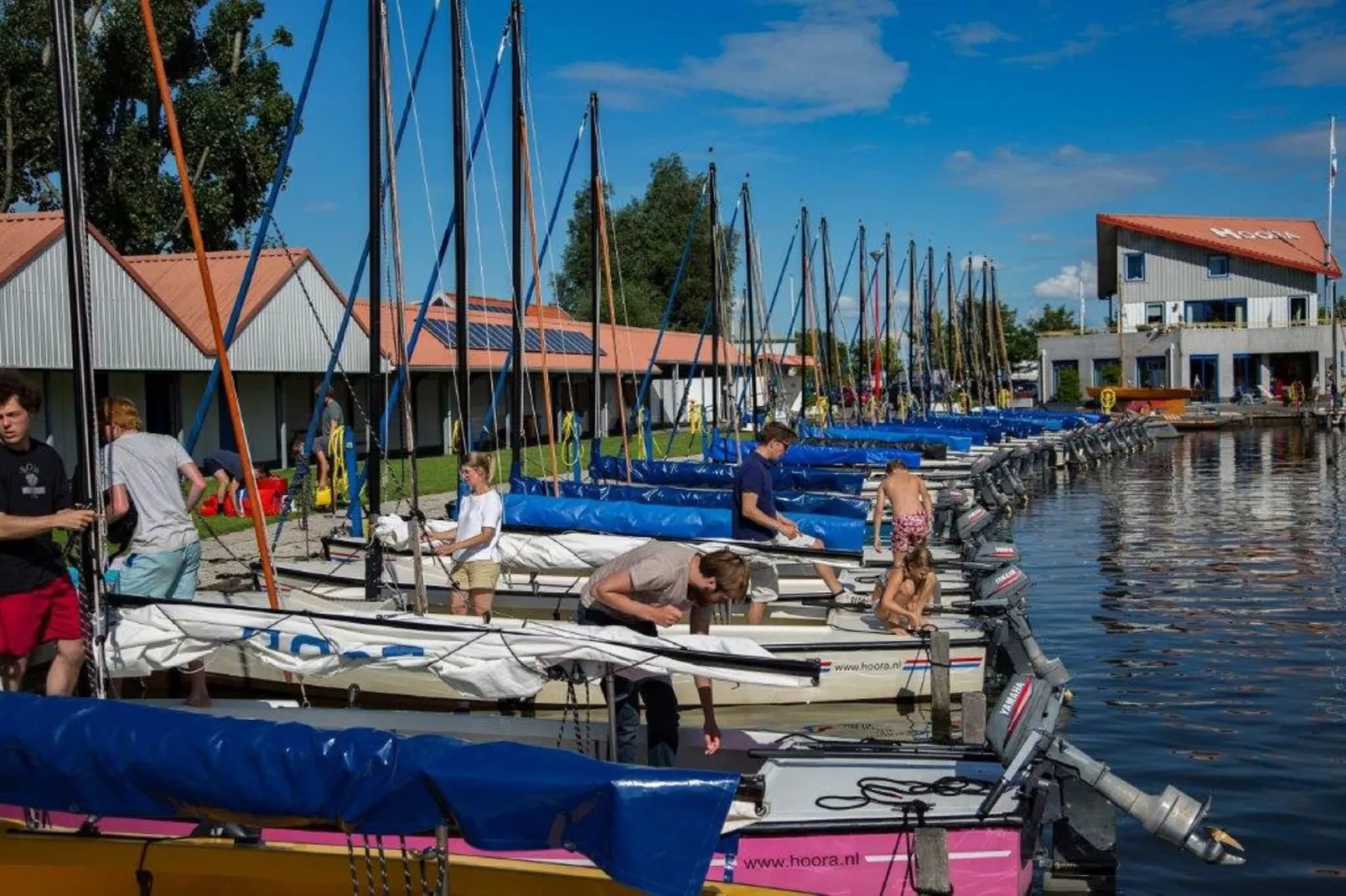 Waterlodges Heeg 1-Gebiete Sommer 5 km