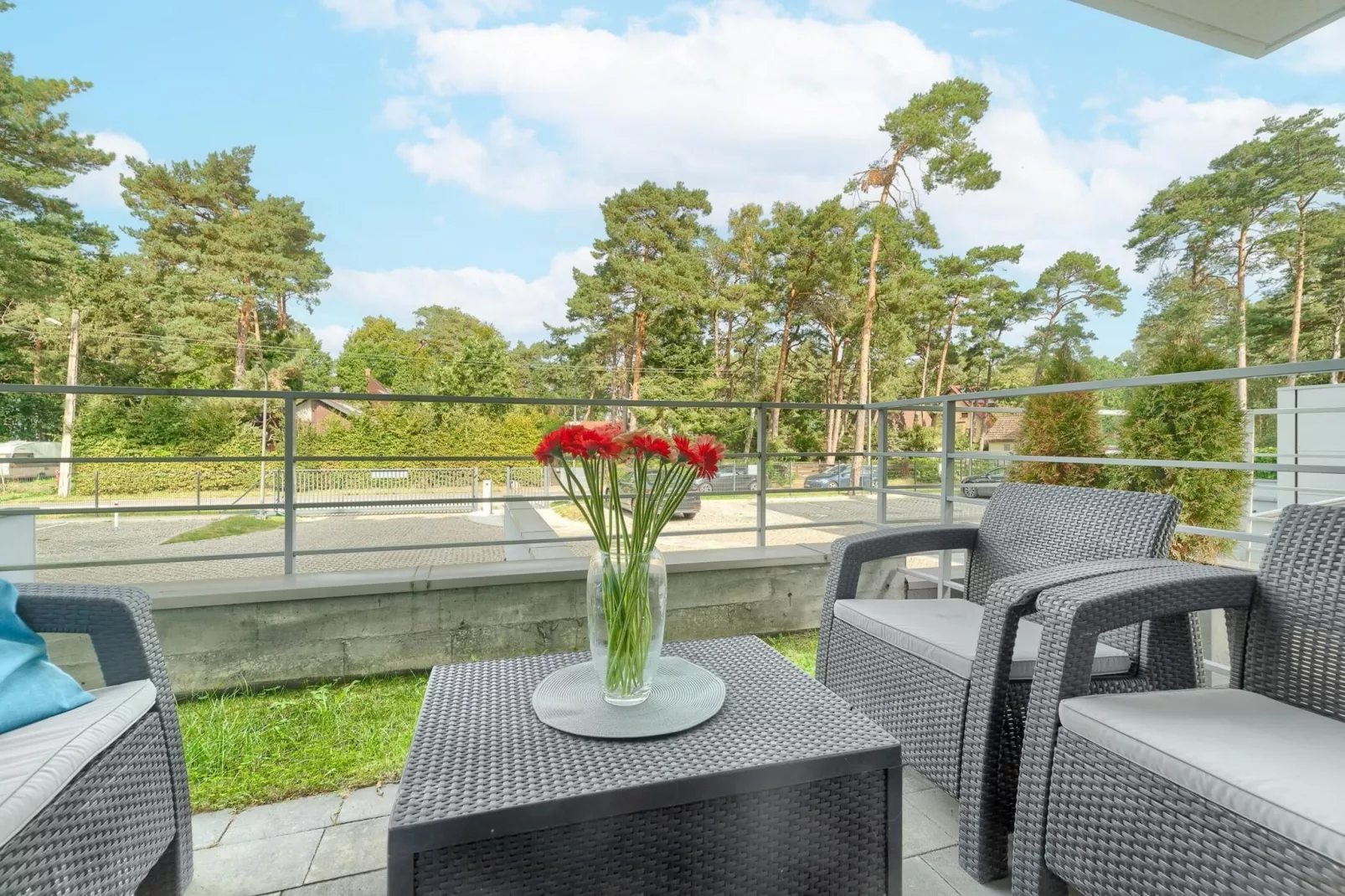 Apartament 4-osobowy Grunwaldzka 12A-2 Pobierowo-Terrace balcony