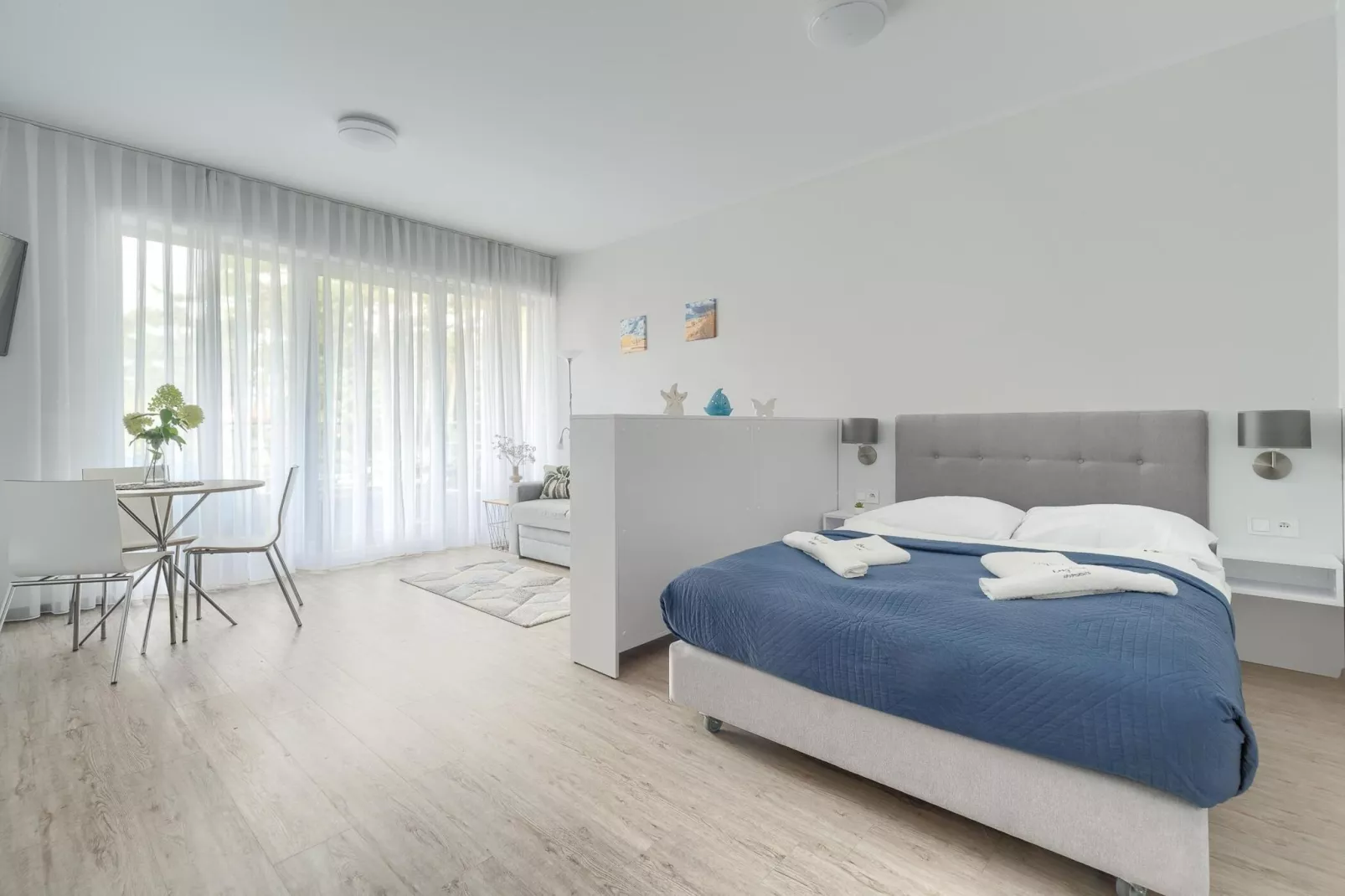 Apartament 4-osobowy Grunwaldzka 12A-2 Pobierowo-Bedroom
