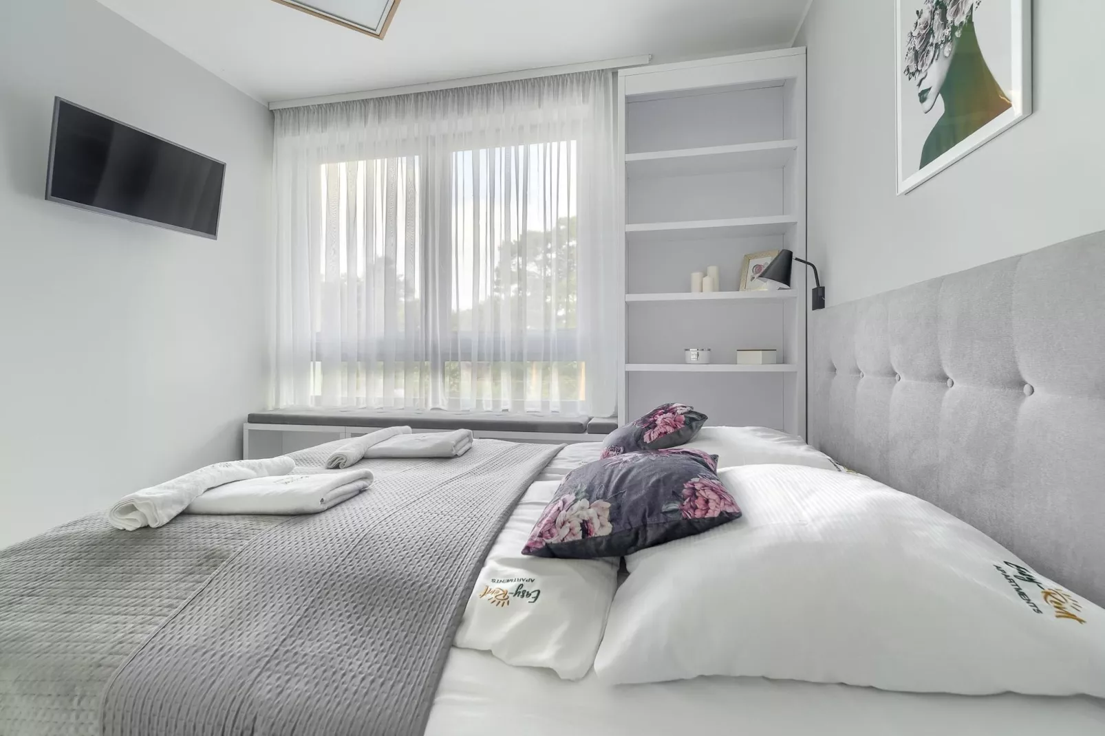 Apartament 4-osobowy Grunwaldzka 12C-21 Pobierowo-Bedroom