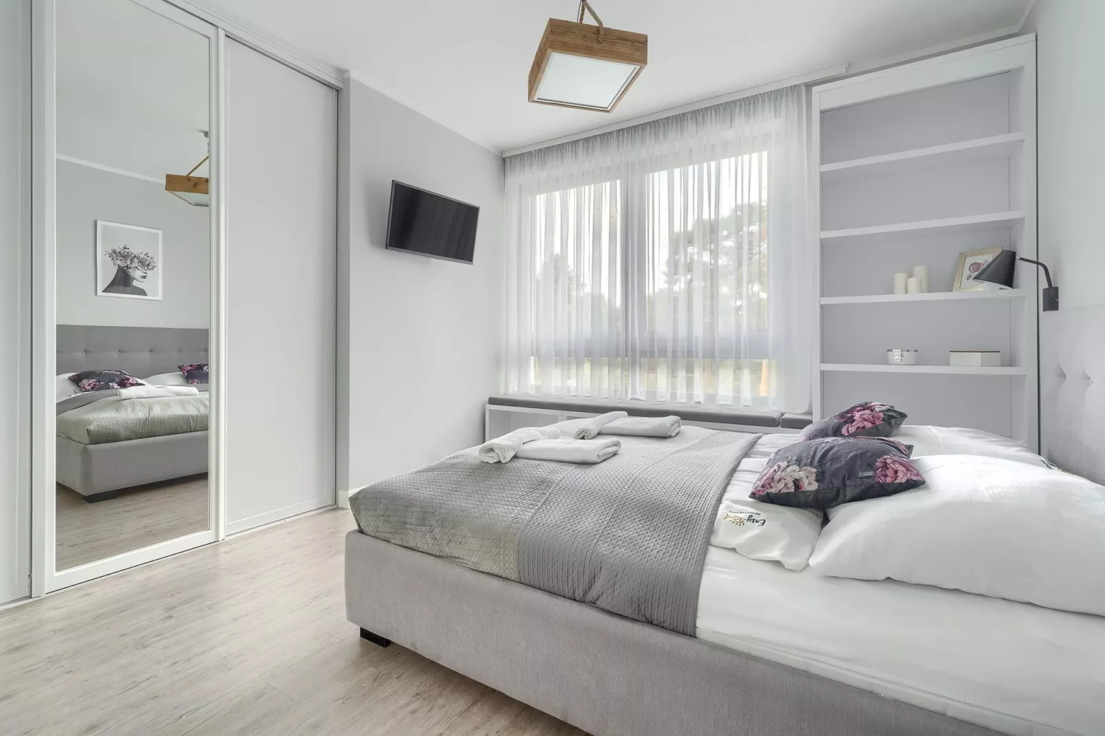 Apartament 4-osobowy Grunwaldzka 12C-21 Pobierowo-Bedroom
