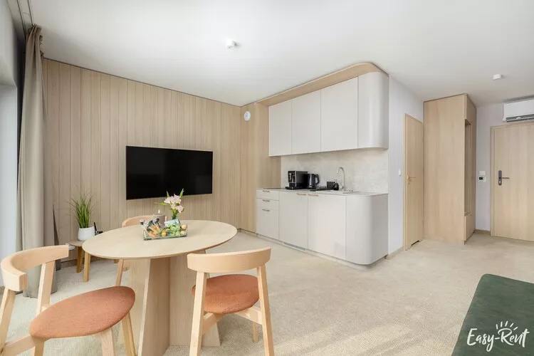 Apartament Uzdrowiskowa 4B-27 Łukęcin-Wohnzimmer