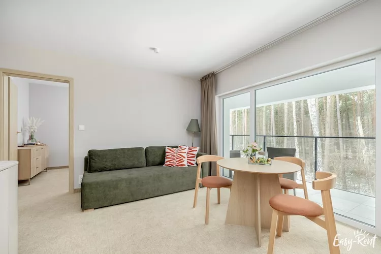 Apartament Uzdrowiskowa 4B-27 Łukęcin-Wohnzimmer