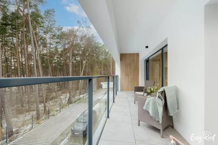 Apartament Uzdrowiskowa 4B-27 Łukęcin-Terrassenbalkon