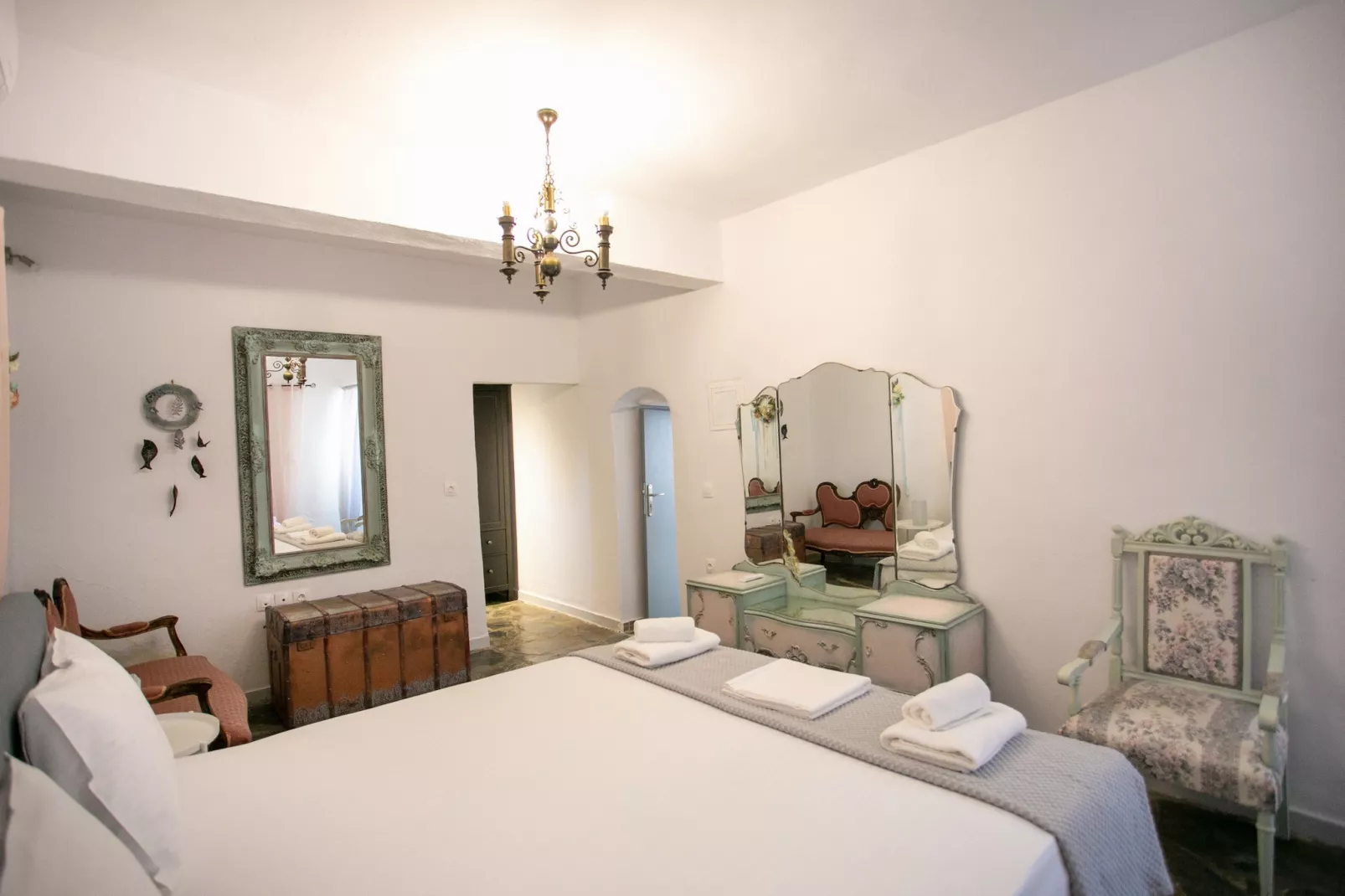 Mylos villa Mani-Schlafzimmer