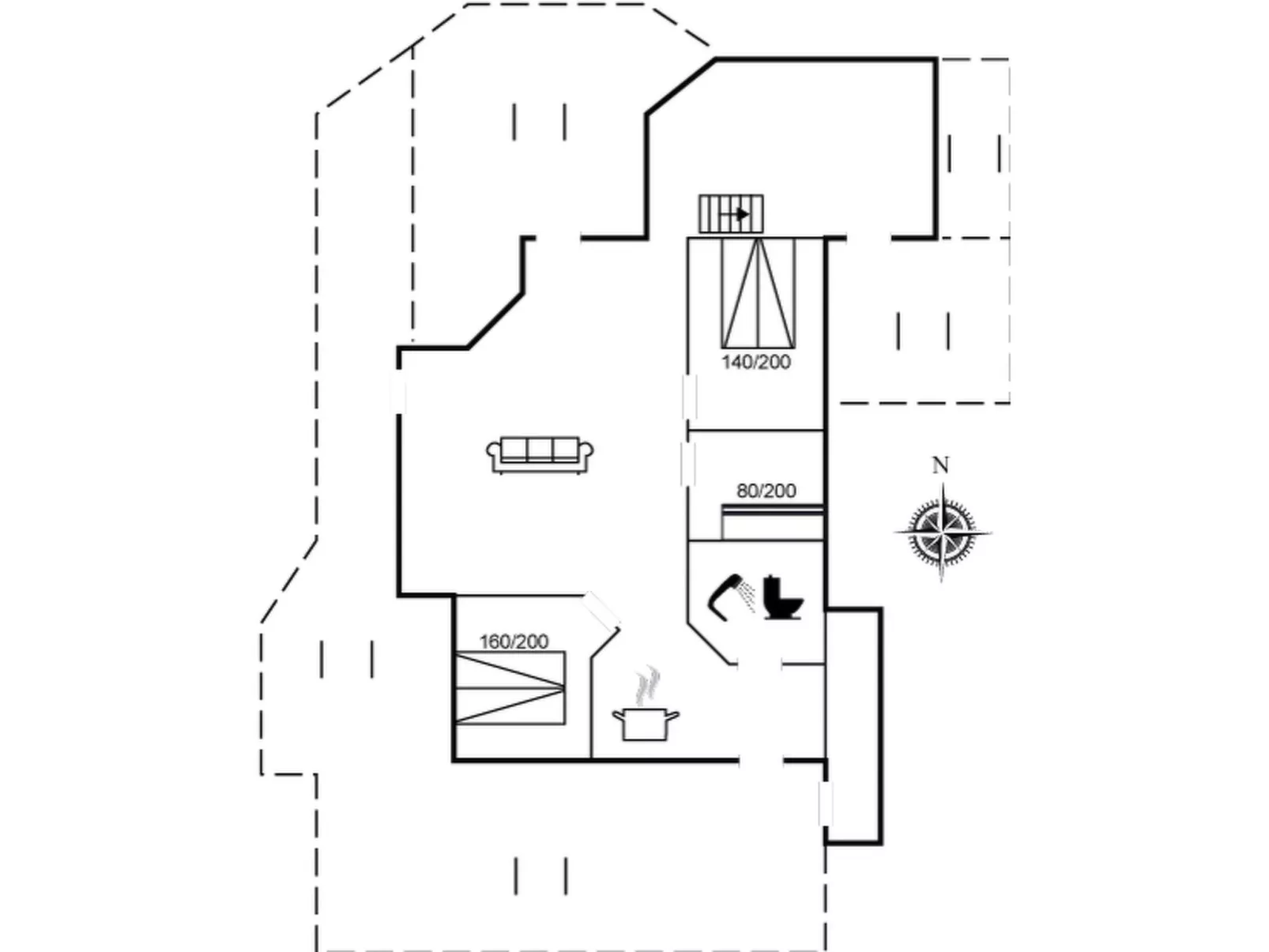 "Apelone" - 280m from the sea-Inside