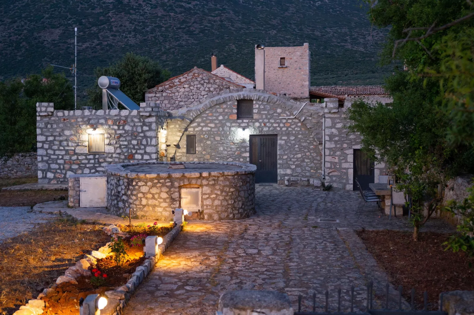 Mylos villa Mani-Außenbereich
