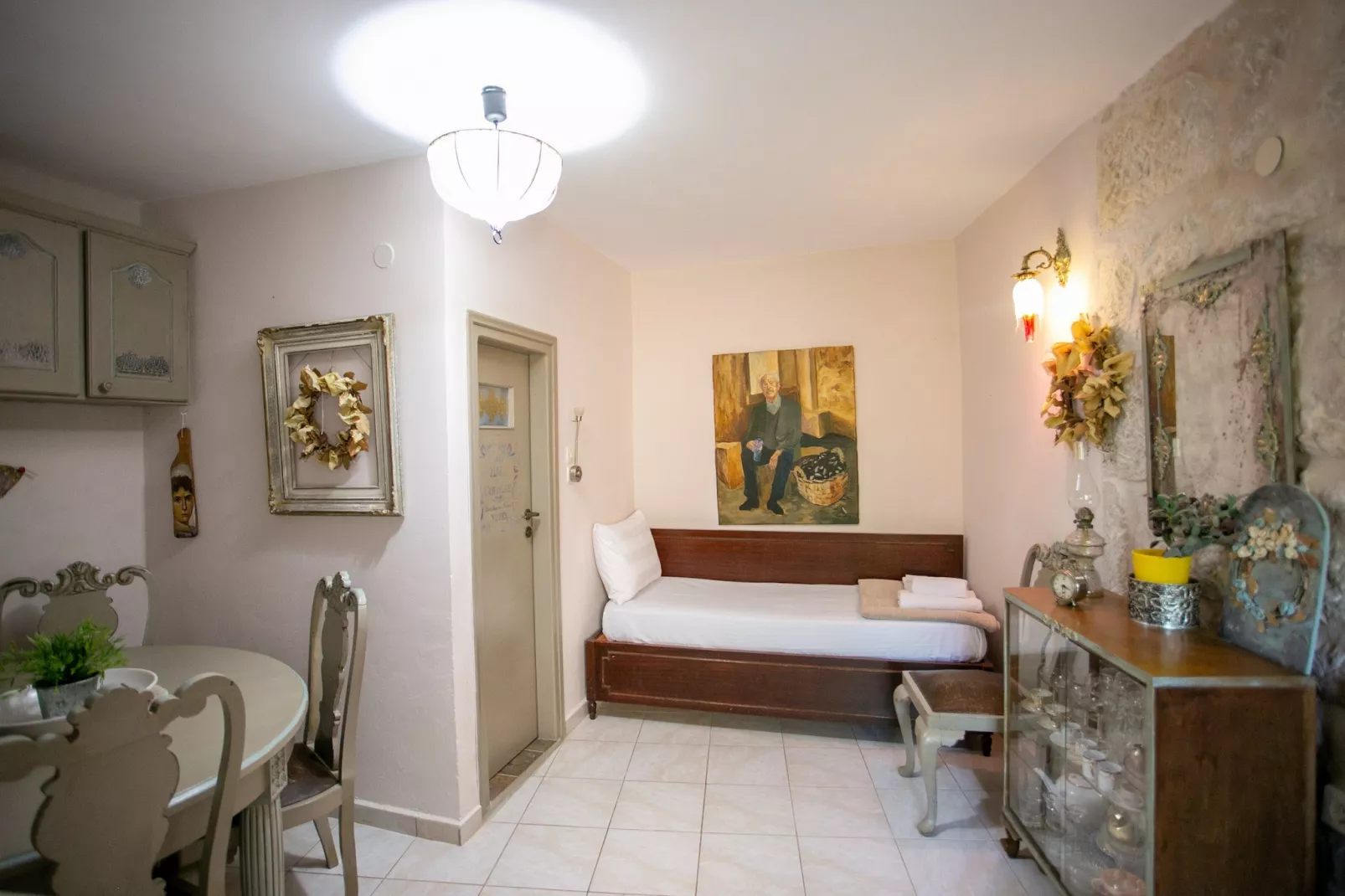 Charouda country house-Living room