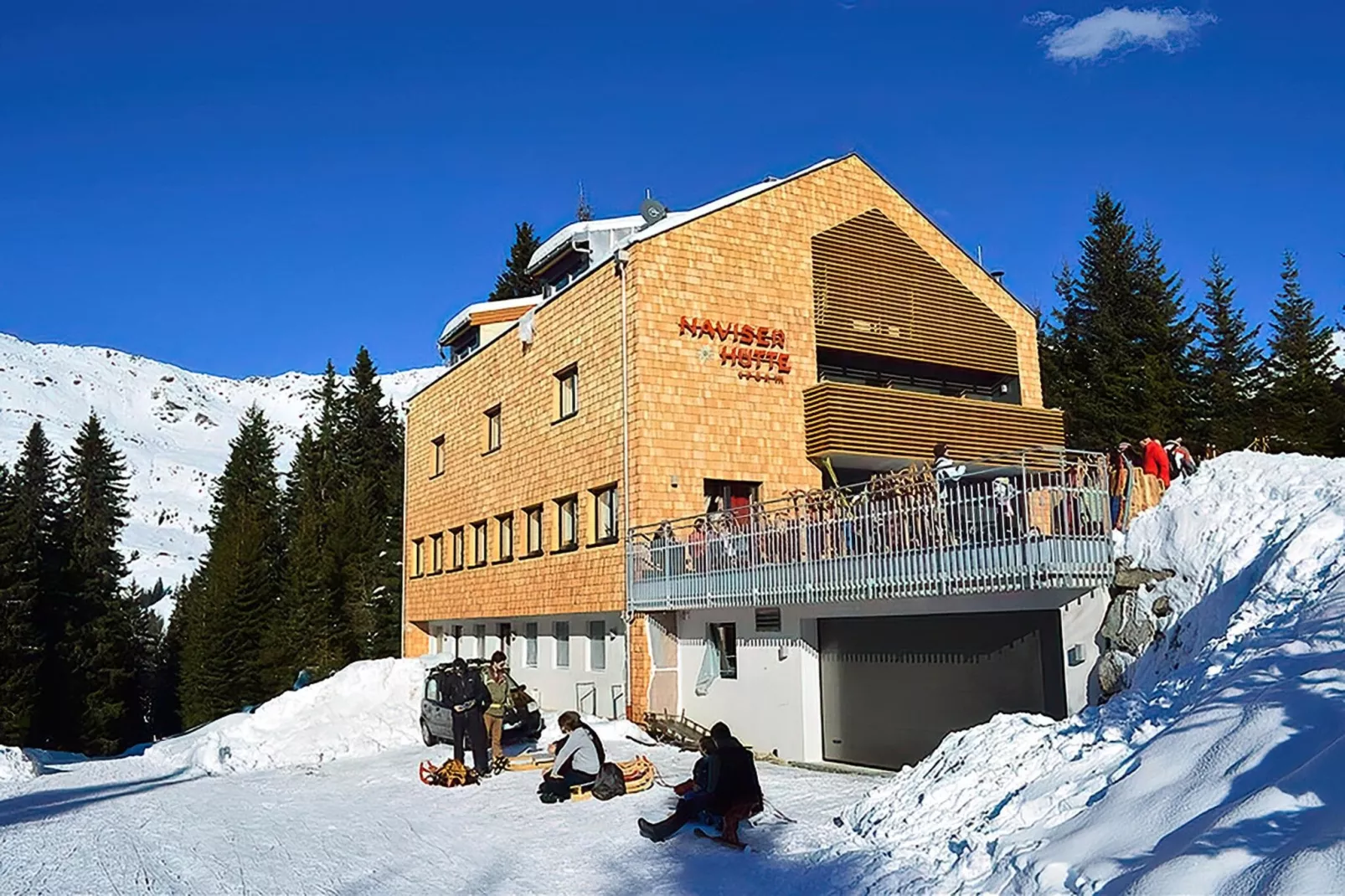 Naviser Hütte Wohnung Kreuzjoch 142-Extérieur hiver