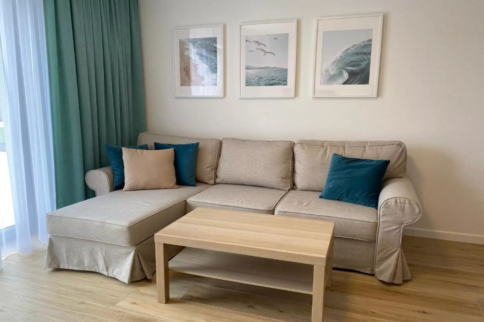 Apartament niedziela-niedziela dla max 6 osób Grzybowo-Wohnzimmer