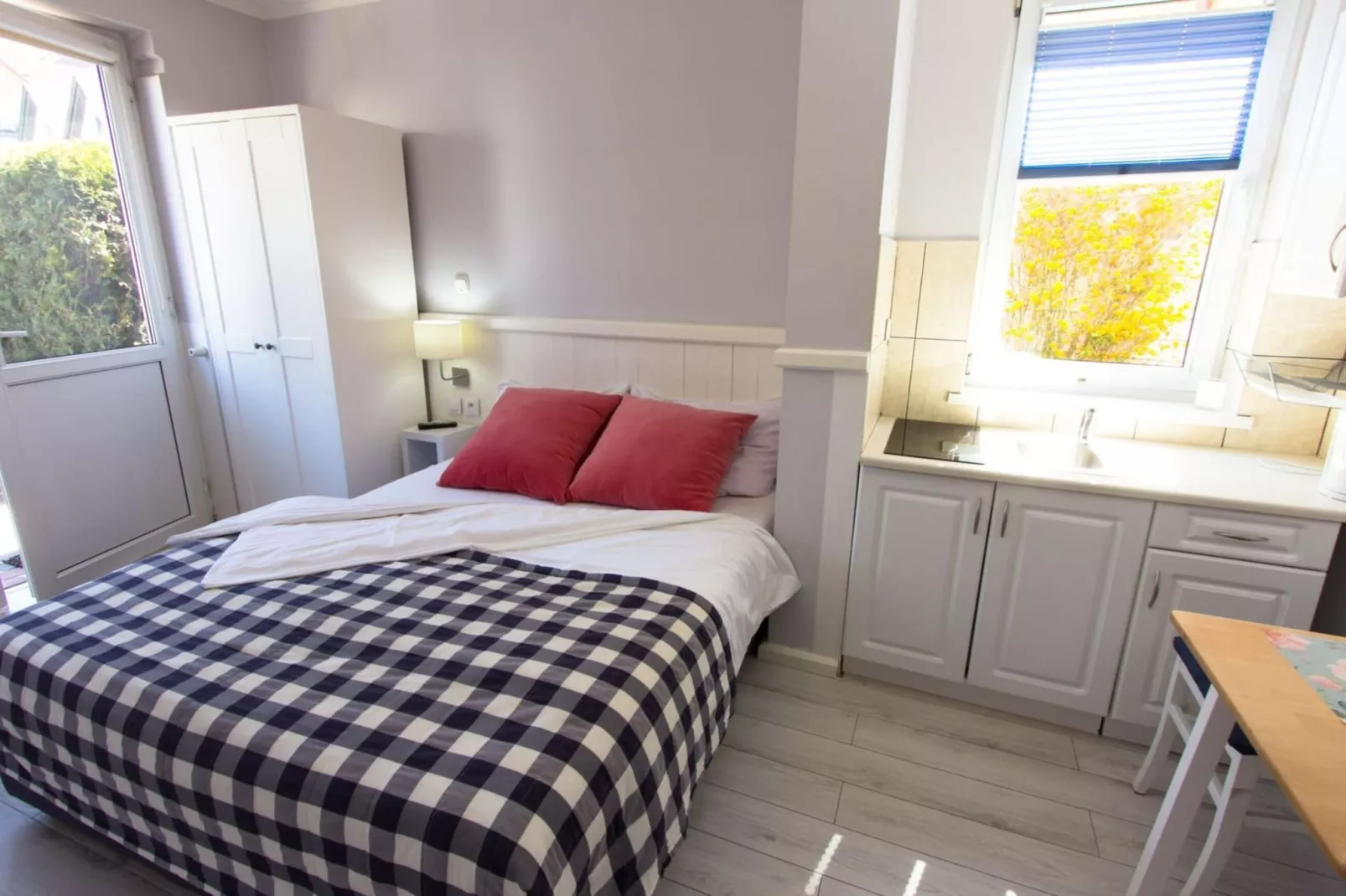 Studio 2-osobowe parter-Schlafzimmer