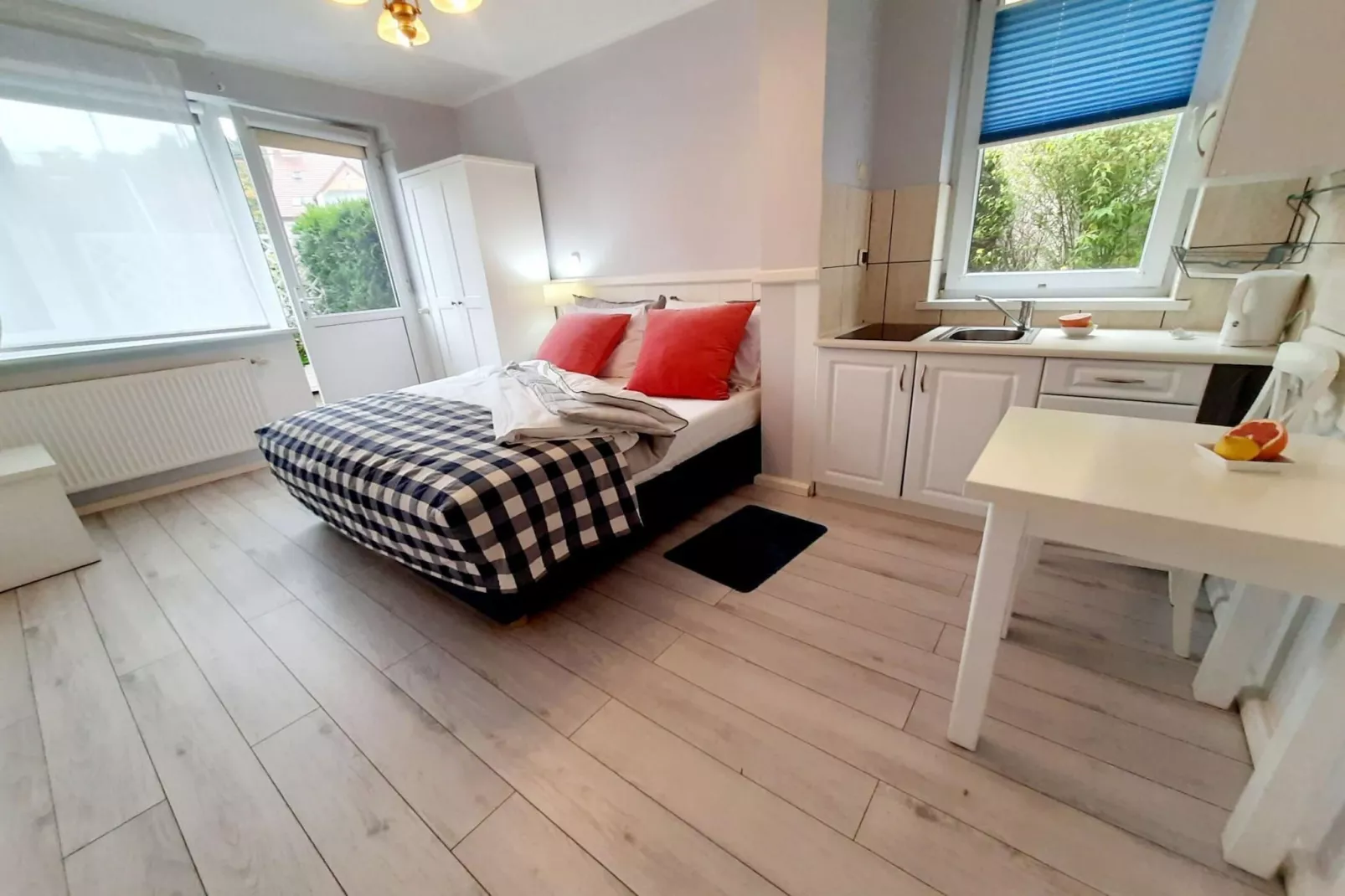 Studio 2-osobowe parter-Schlafzimmer