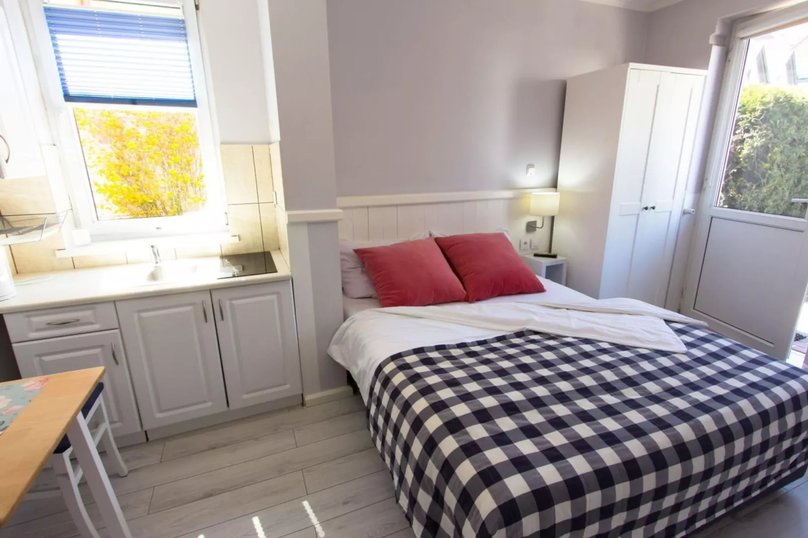 Studio 2-osobowe parter-Schlafzimmer