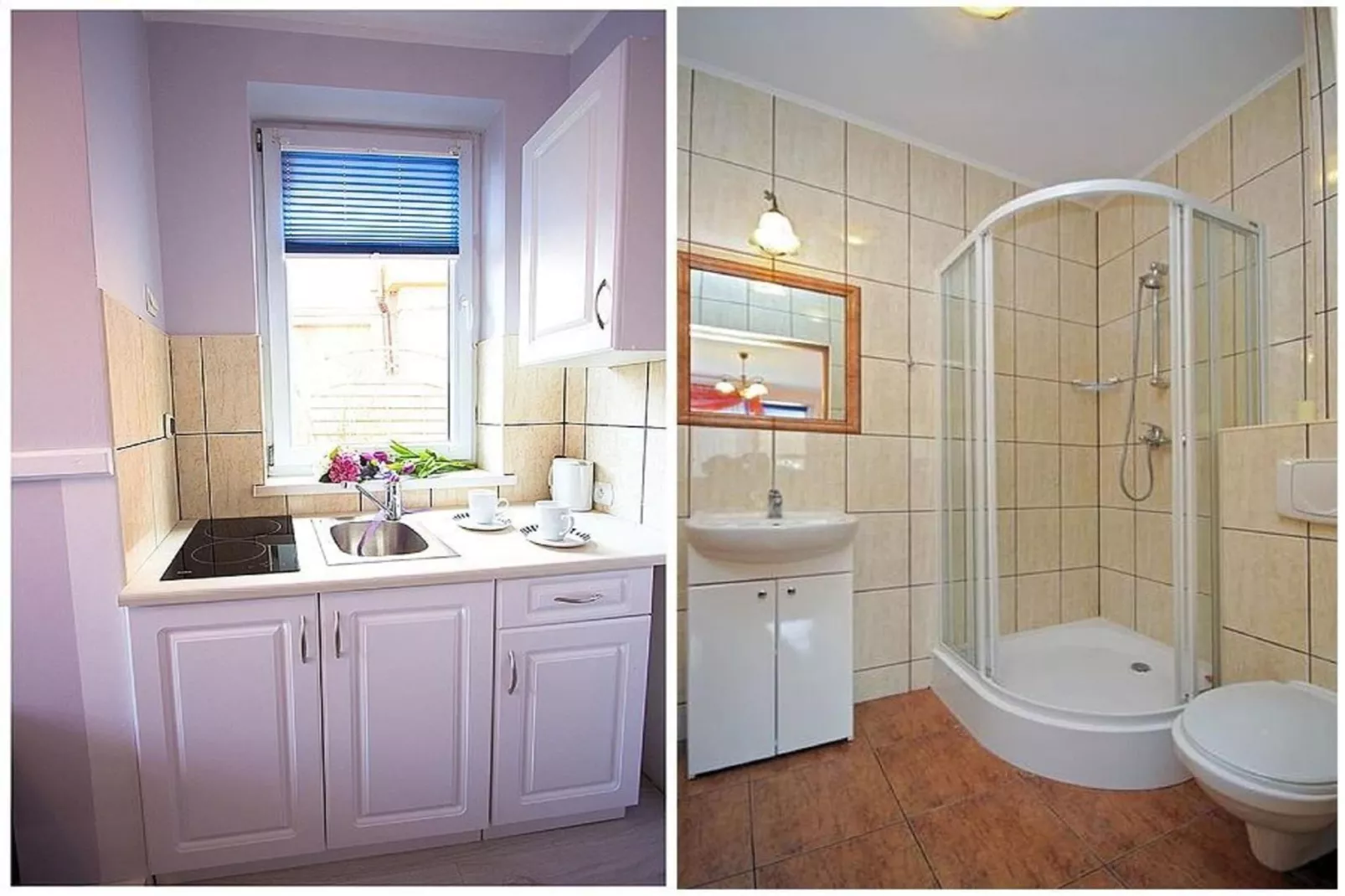 Studio 2-osobowe parter-Badezimmer