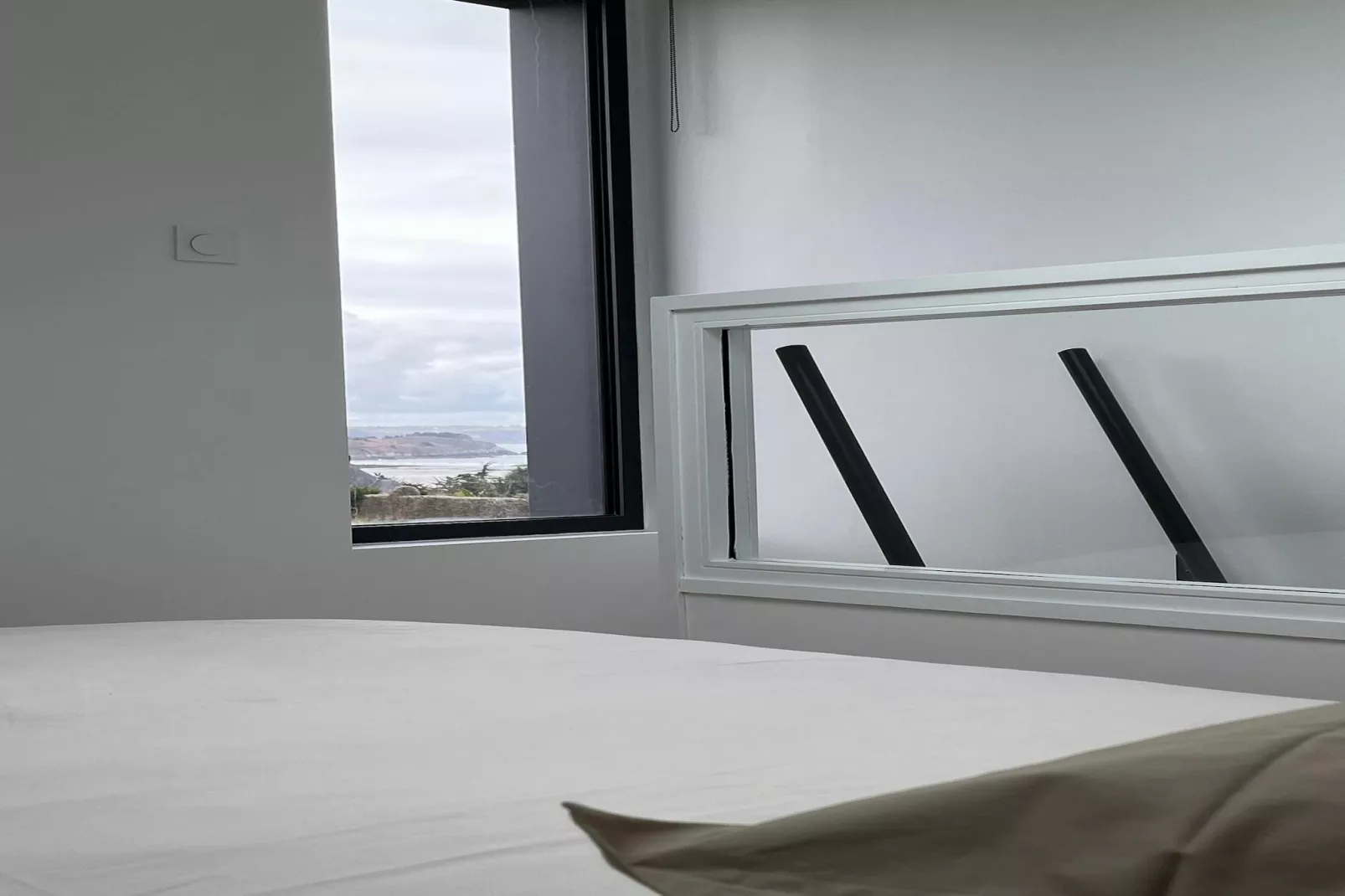 Studio bas Locquirec-Bedroom
