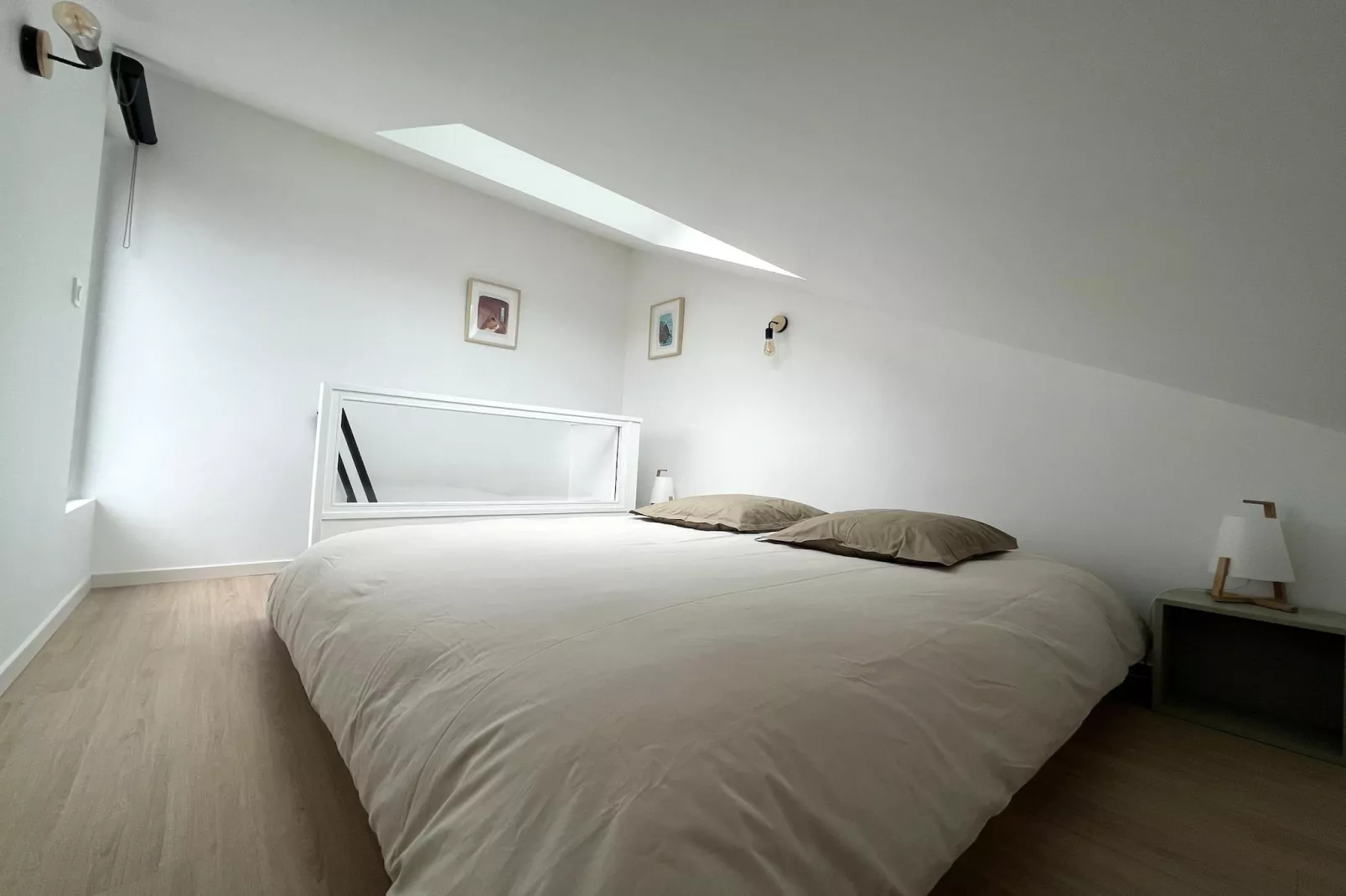 Studio bas Locquirec-Bedroom