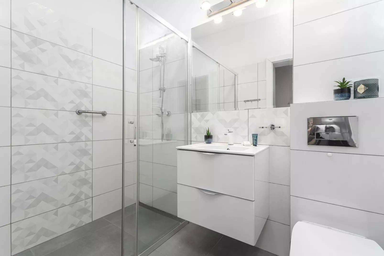 Apartament 2-pokojowy dla 6 osób Grunwaldzka 12c4 Pobierowo-Bathroom