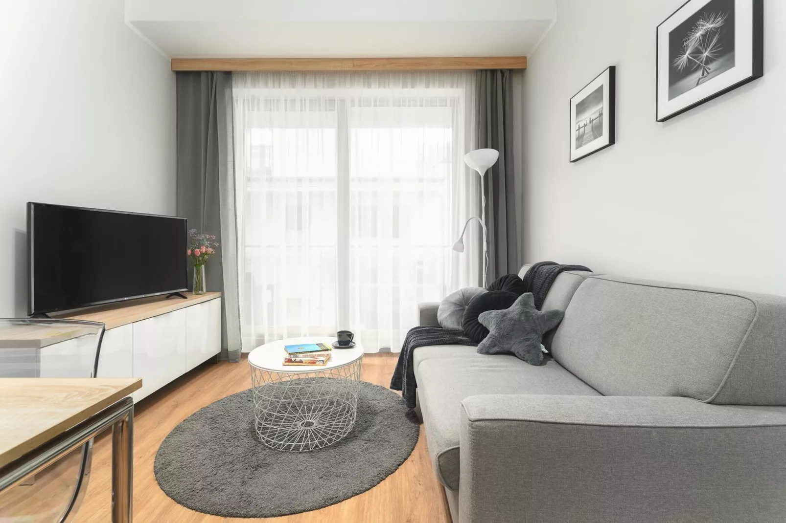 Apartament dla 4 osób Grunwaldzka 12c23 Pobierowo-Living room