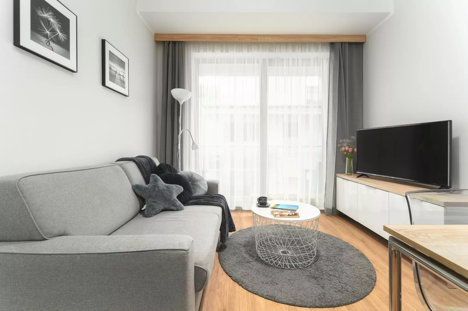 Apartament dla 4 osób Grunwaldzka 12c23 Pobierowo-Living room